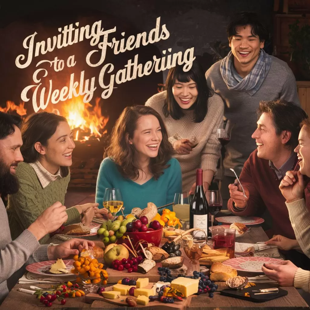 Inviting Friends to a Weekly Gathering